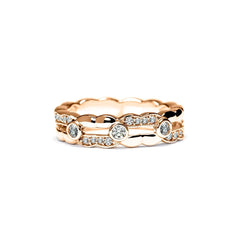 Hamsa Ring 18K Rose Gold