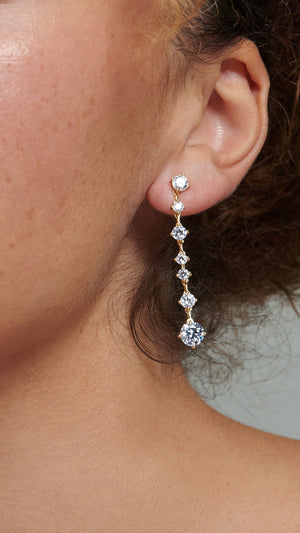 Audrey Baby Earrings Gold Vermeil