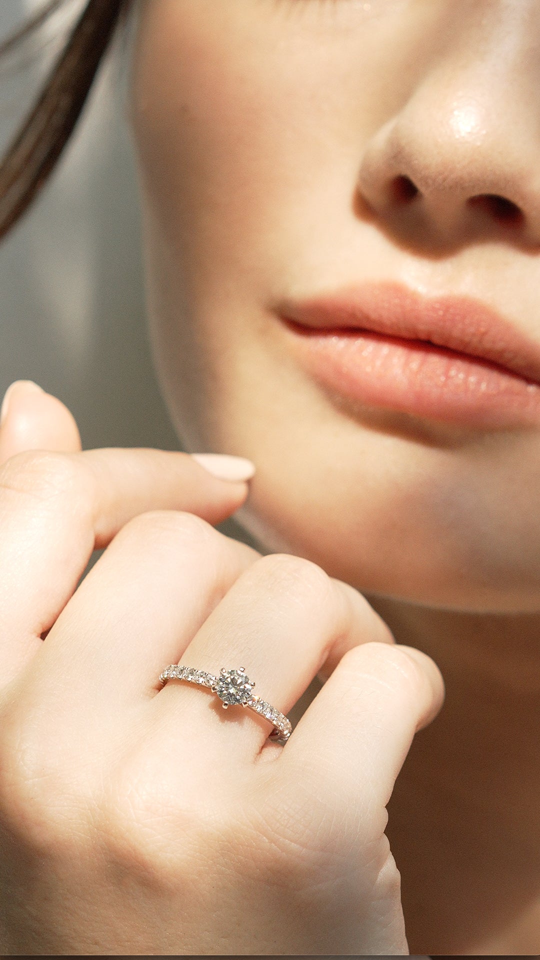Corinne Ring 18K White Gold