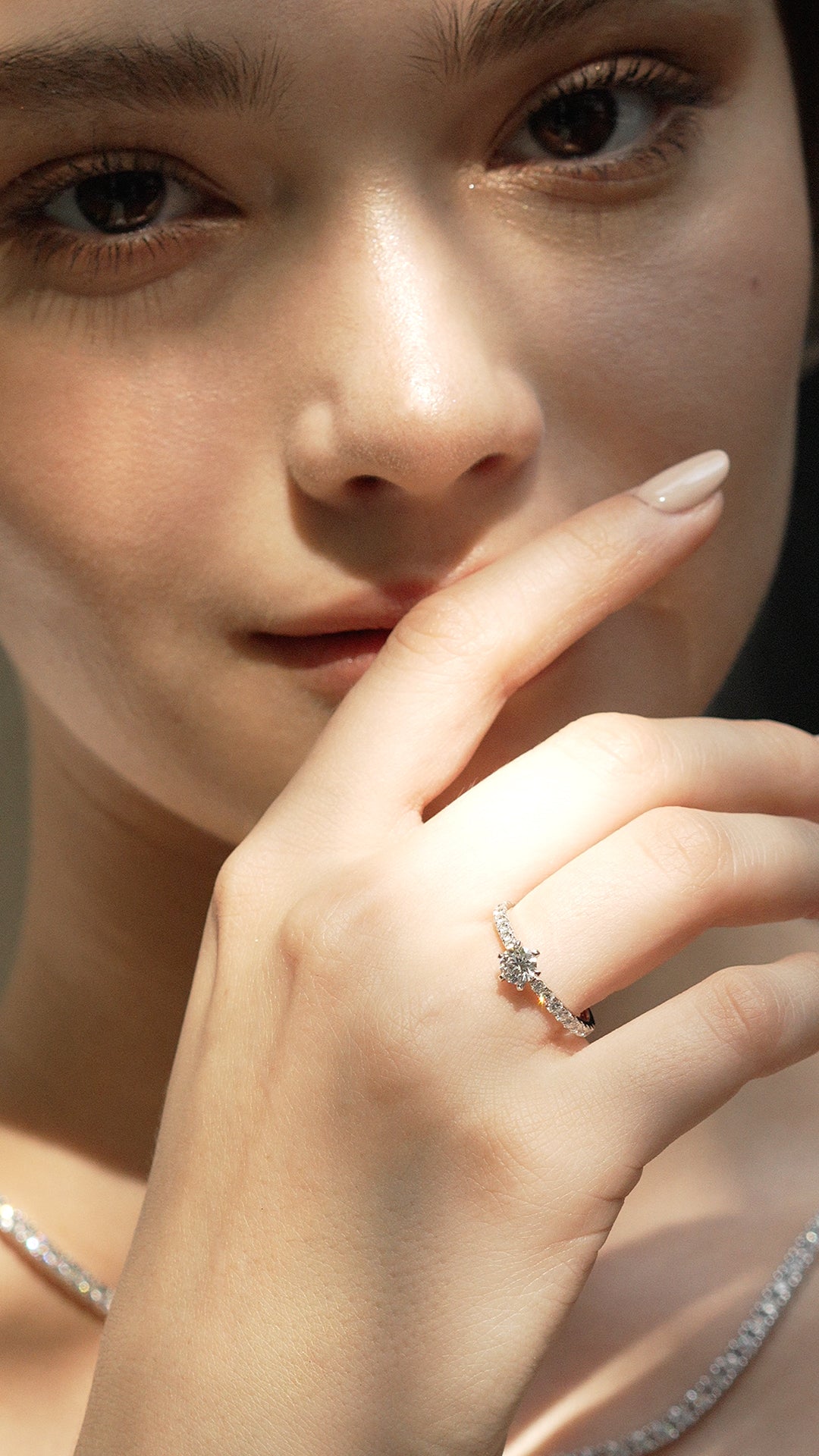 Corinne Ring 0.44ct 18K White Gold