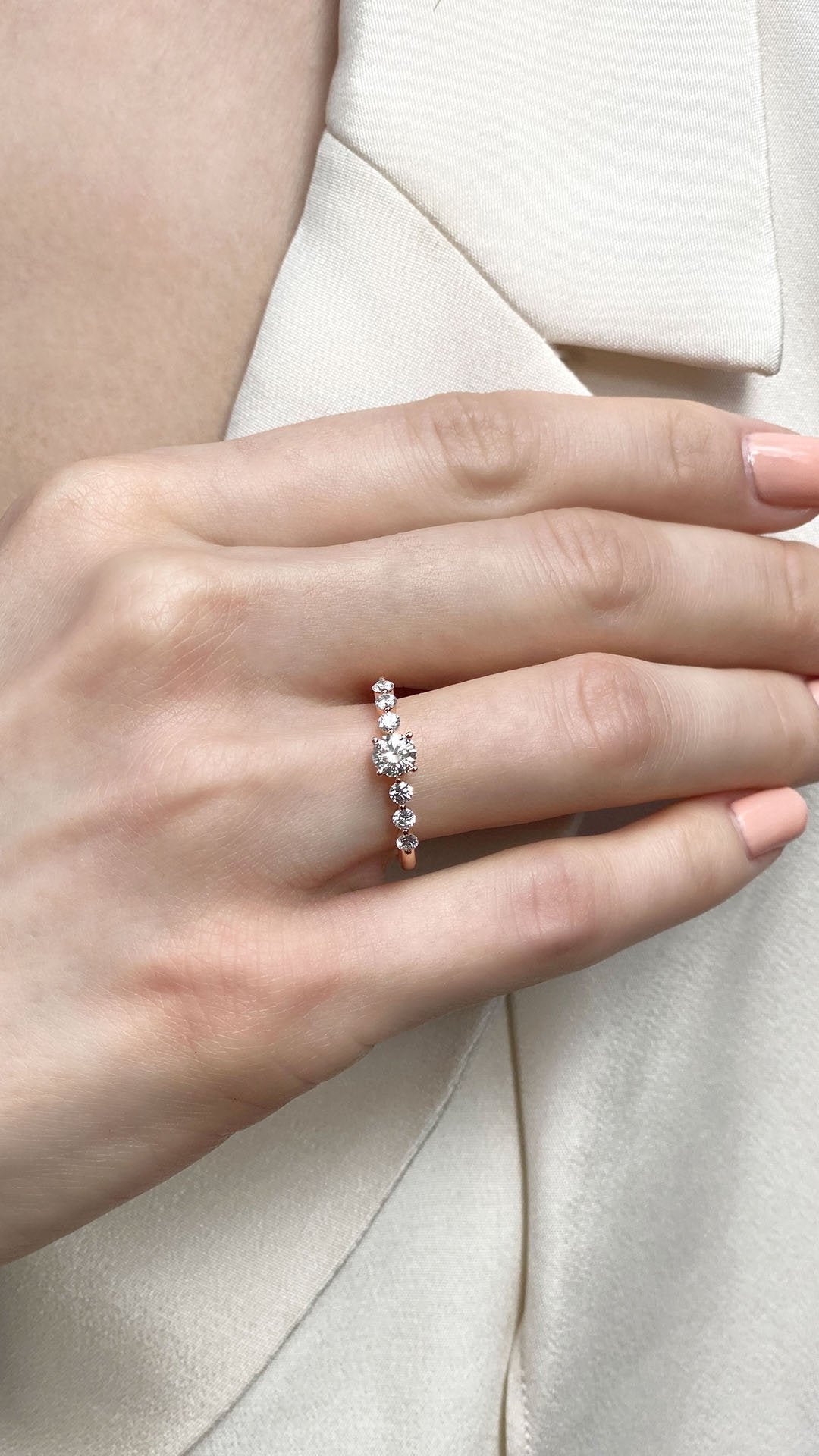 Nadia Ring 0.31ct 18K Rose Gold