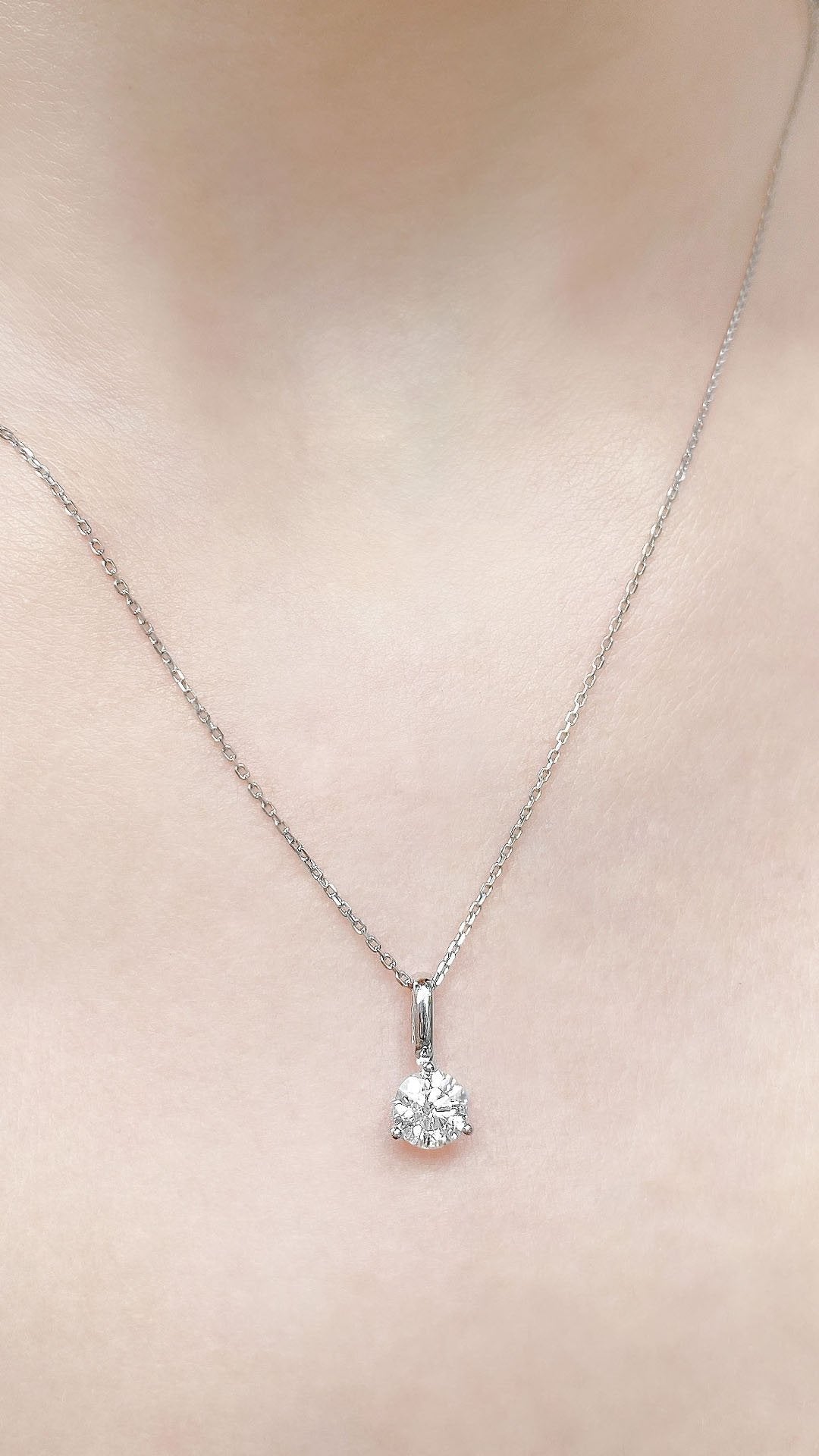 Lauren Necklace 0.50ct 18K White Gold