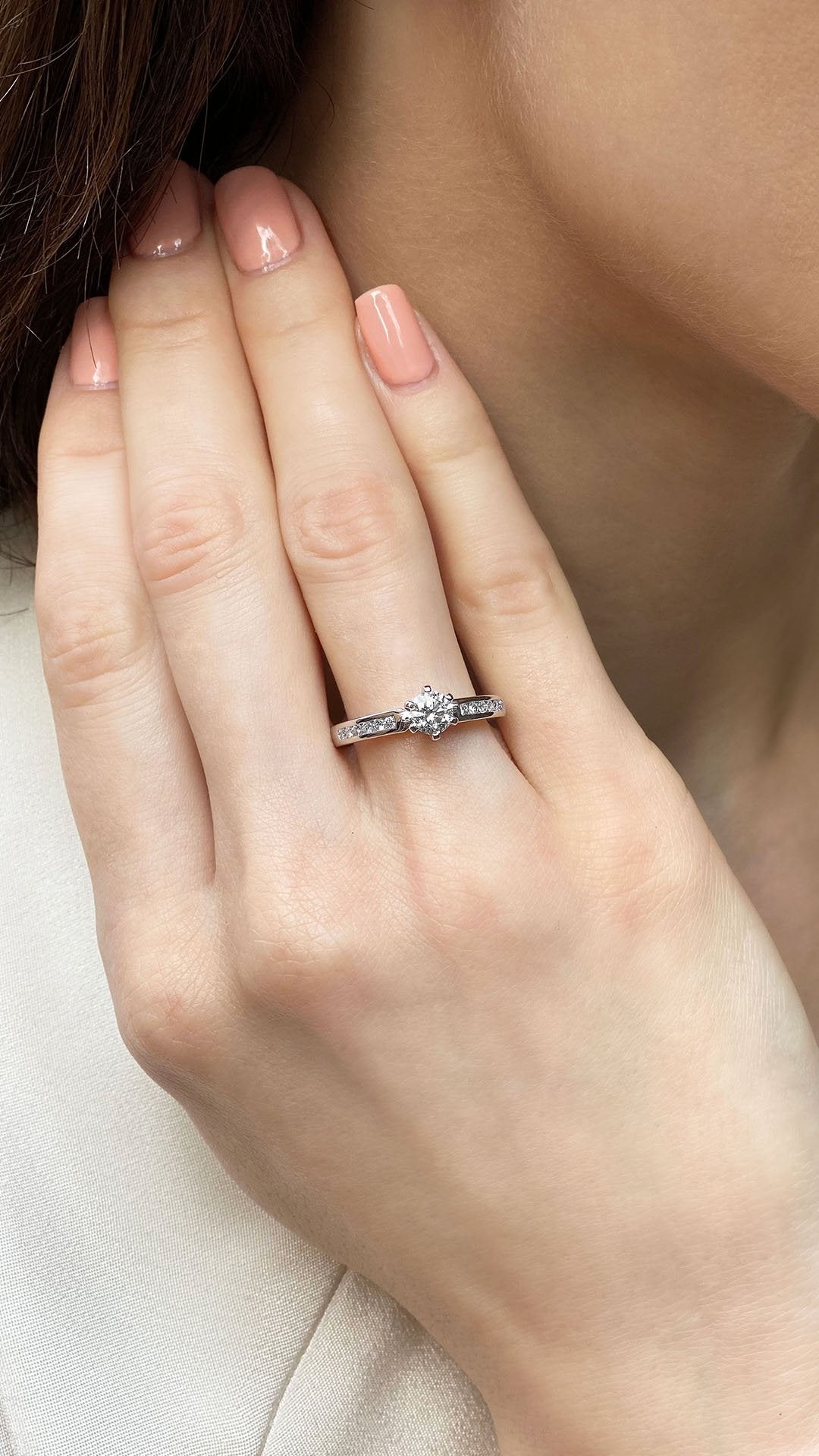 Katarina Ring 18K White Gold