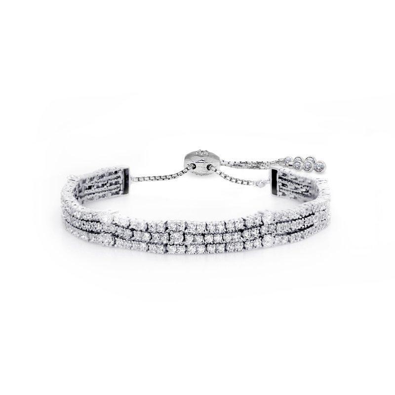 Sterling silver adjustable bracelet
