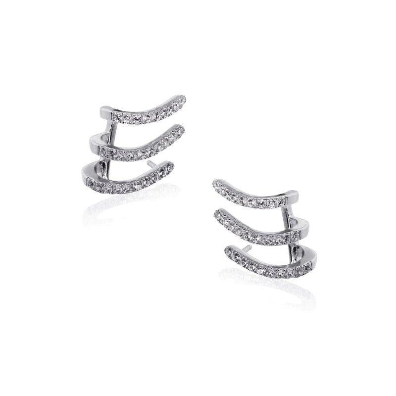 Jax Ear Cuffs Silver