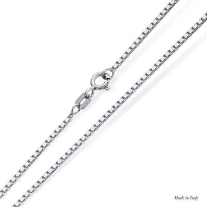 9K White Gold Chain