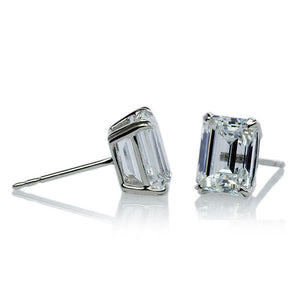 Fulton Emerald Double Prong Studs