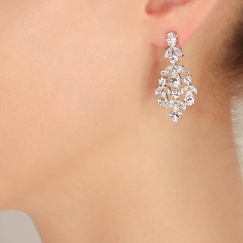 Aster Canary Chandelier Earrings