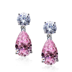 Ophelia Pink Drop Earrings