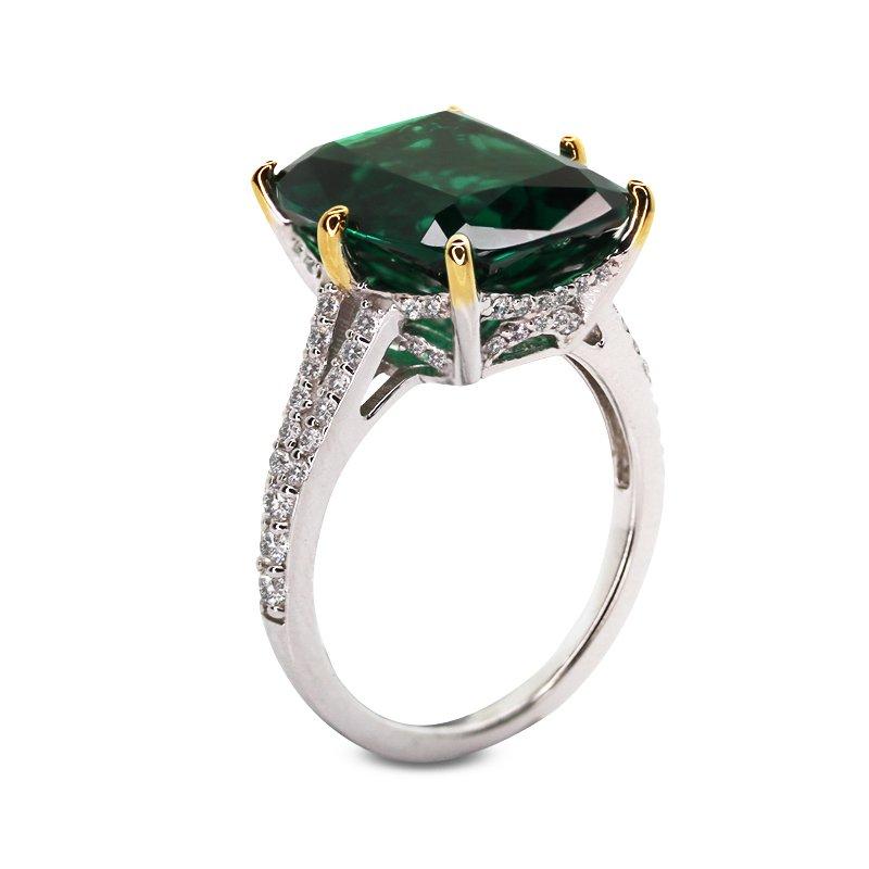 Tatum Emerald Flanders Cocktail Ring