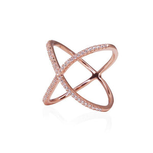 Sterling Silver Rose Gold Ring