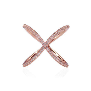 Sterling Silver Rose Gold Ring