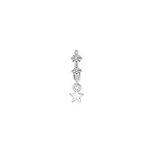 Nic Hoop 9K White Gold