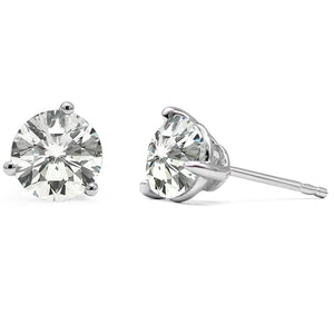 Lauren Studs 3.04ct 18K White Gold