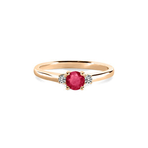 Adeline Ring 18K Rose Gold Ruby