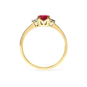 Adeline Ring 18K Yellow Gold Ruby
