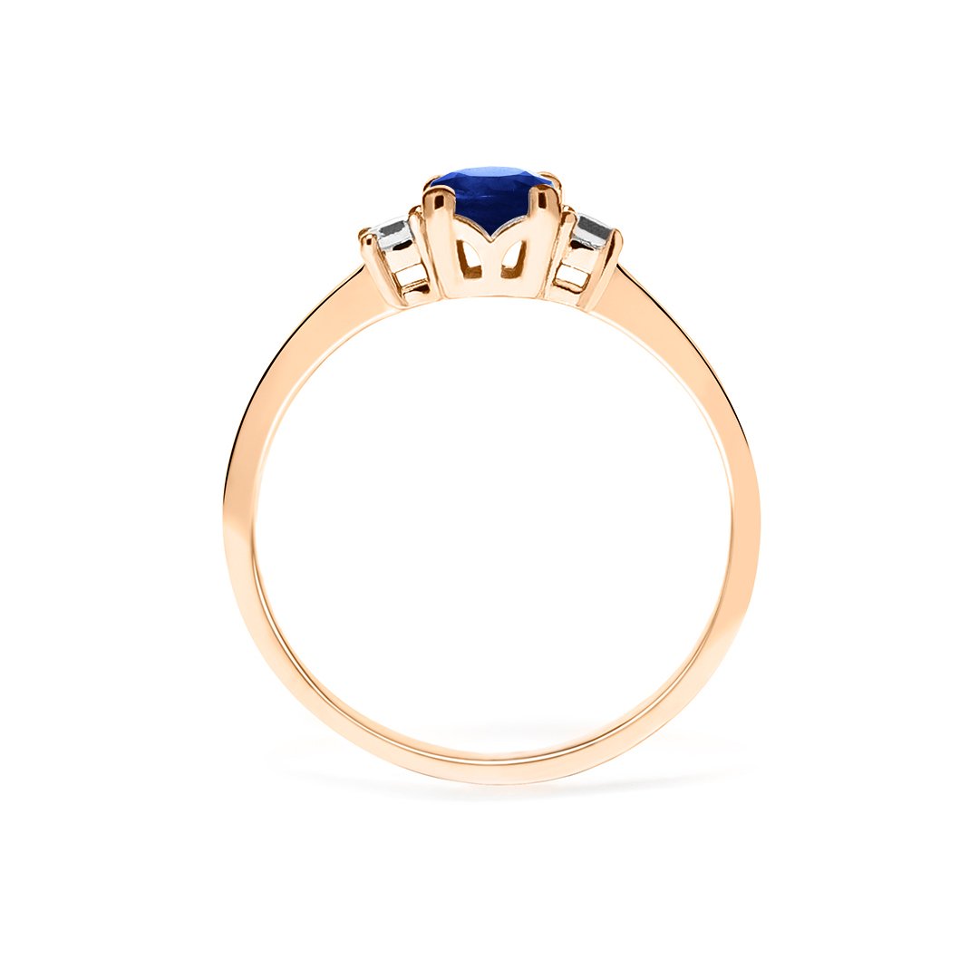 Adeline Ring 18K Rose Gold Sapphire