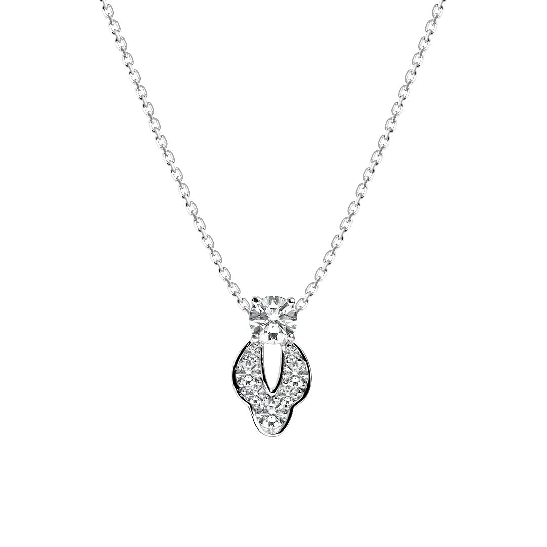 Lais Necklace 18K White Gold