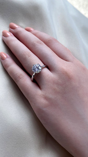 Augusta Ring 2.01ct 18K White Gold