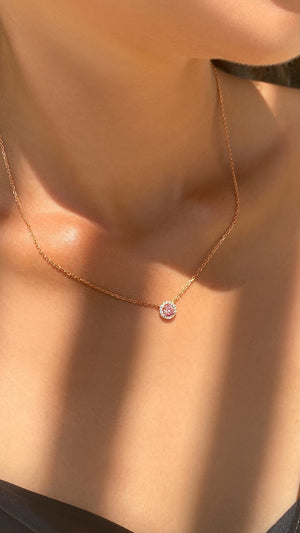 Berry Necklace 0.30ct 18K Rose Gold