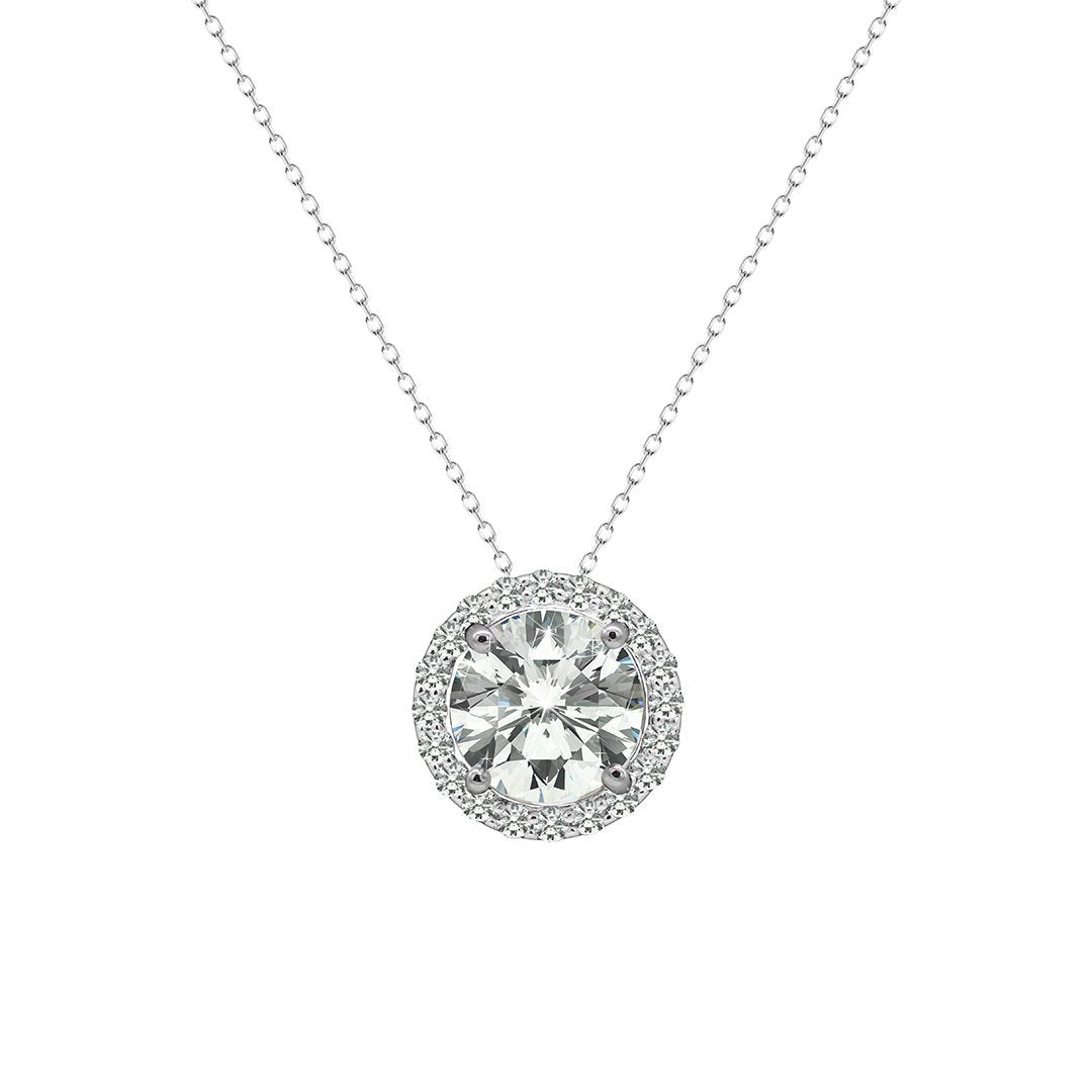 Cory Necklace 18K White Gold