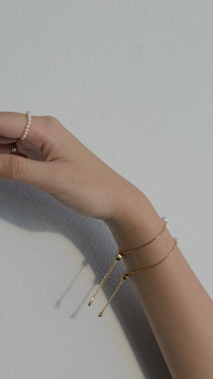 Cady Pearl Bracelet Gold Vermeil