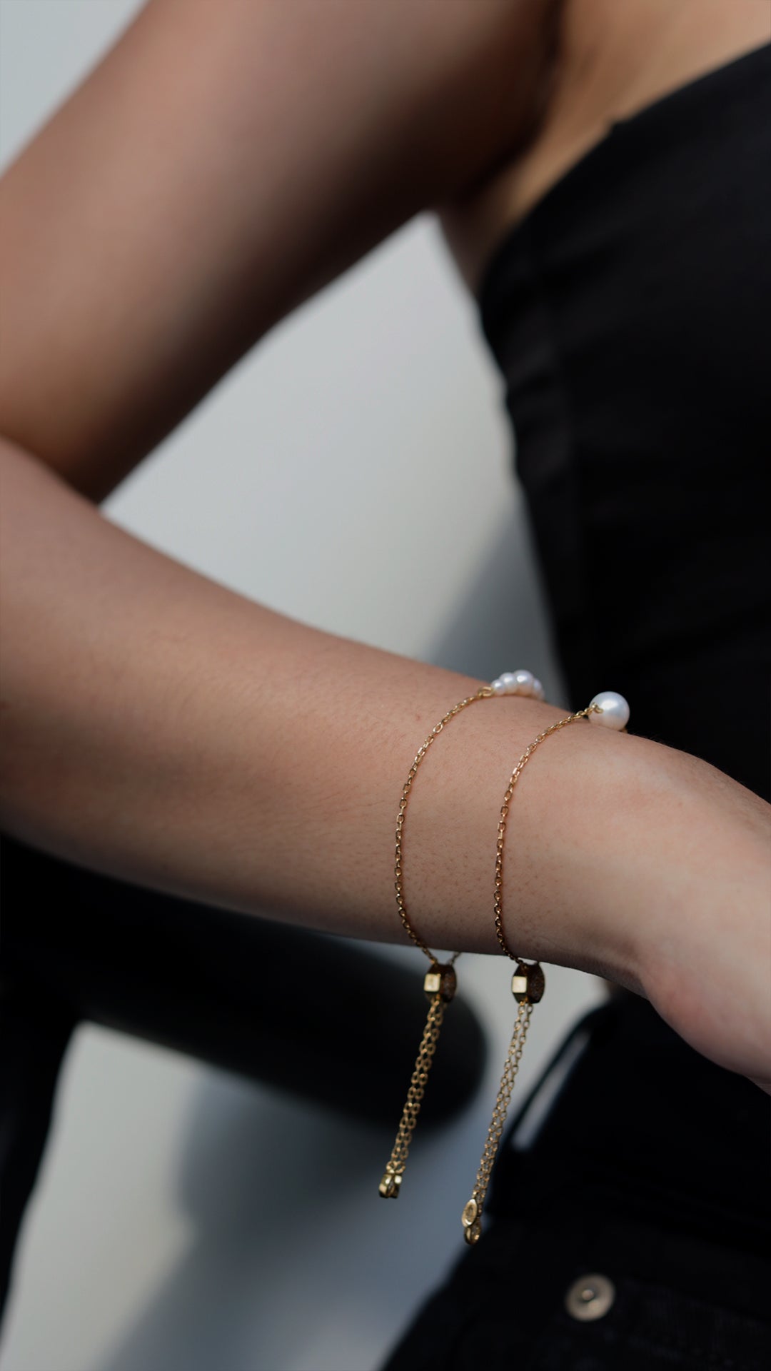 Cady Pearl Bracelet Gold Vermeil