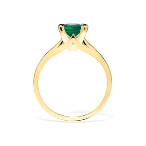Caroline Ring 18K Yellow Gold Emerald