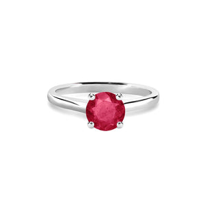 Caroline Ring 18K White Gold Ruby