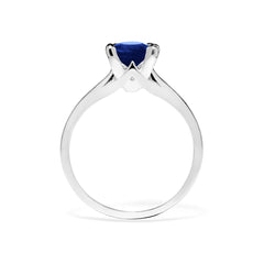 Caroline Ring 18K White Gold Sapphire