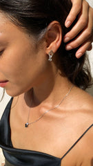 Cedra Earrings 18K White Gold