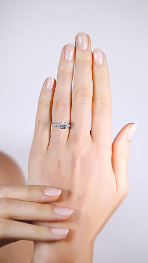 Clare Ring 18K White Gold