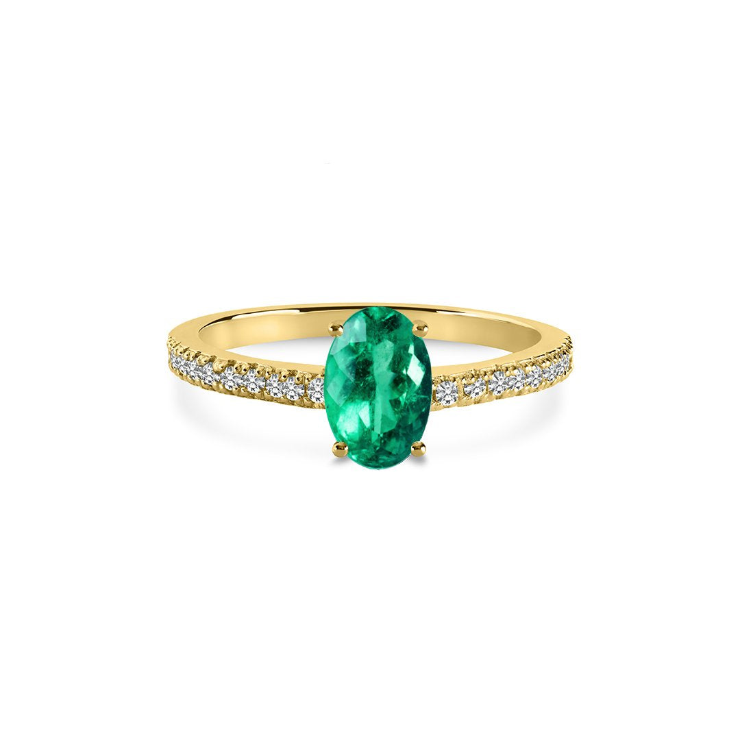 Cordelia Ring 18K Yellow Gold Emerald