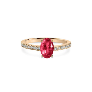 Cordelia Ring 18K Rose Gold Ruby