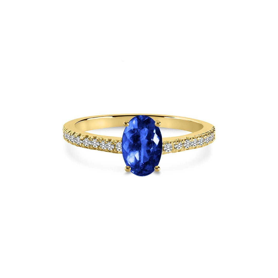 Cordelia Ring 18K Yellow Gold Sapphire
