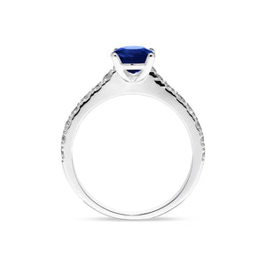 Cordelia Ring 18K White Gold Sapphire