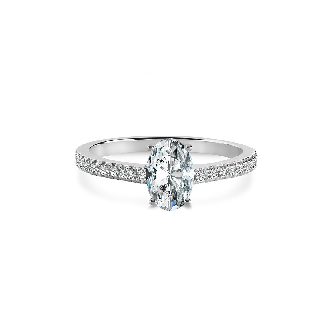 Cordelia Ring 18K White Gold