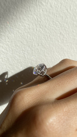 Darcy Ring in White Gold