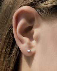 Dixie Stud 9K White Gold