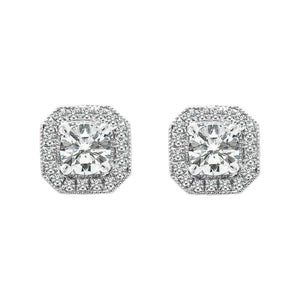 Leonora Studs 18K White Gold