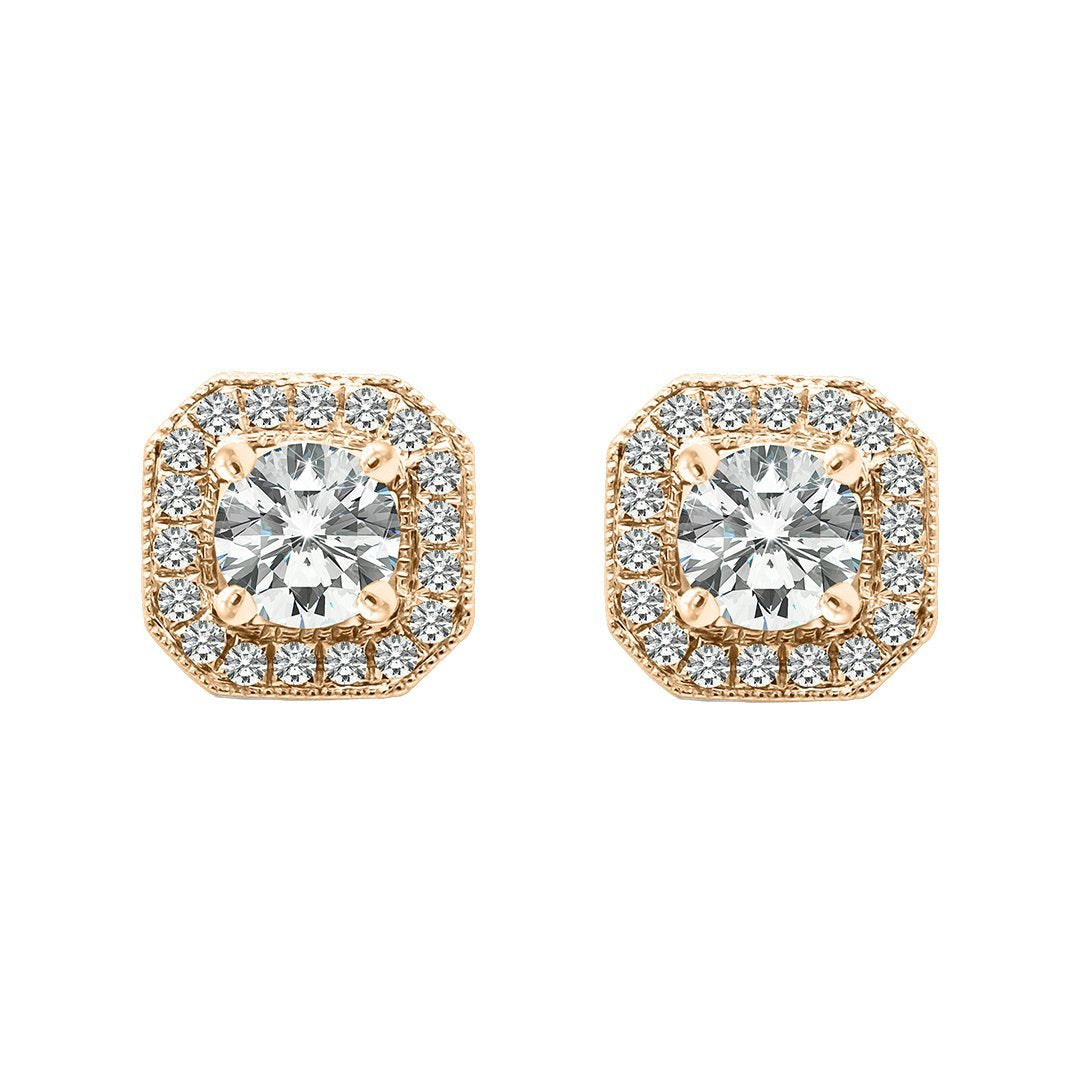 Leonora Studs 18K Rose Gold