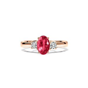 Elizabeth Ring 18K Rose Gold Ruby