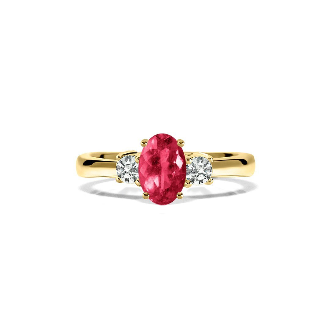 Elizabeth Ring 18K Yellow Gold Ruby