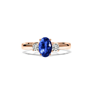 Elizabeth Ring 18K Rose Gold Sapphire