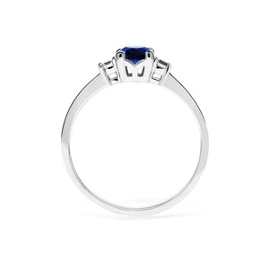Elizabeth Ring 18K White Gold Sapphire
