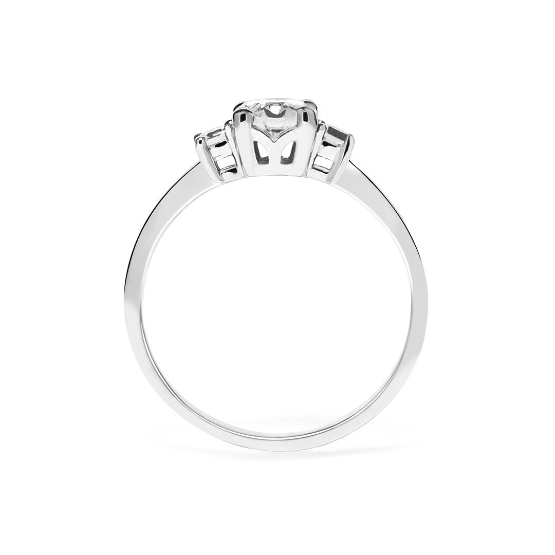 Elizabeth Ring 18K White Gold