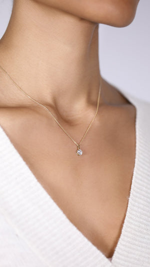 Elle Necklace 18K Rose Gold