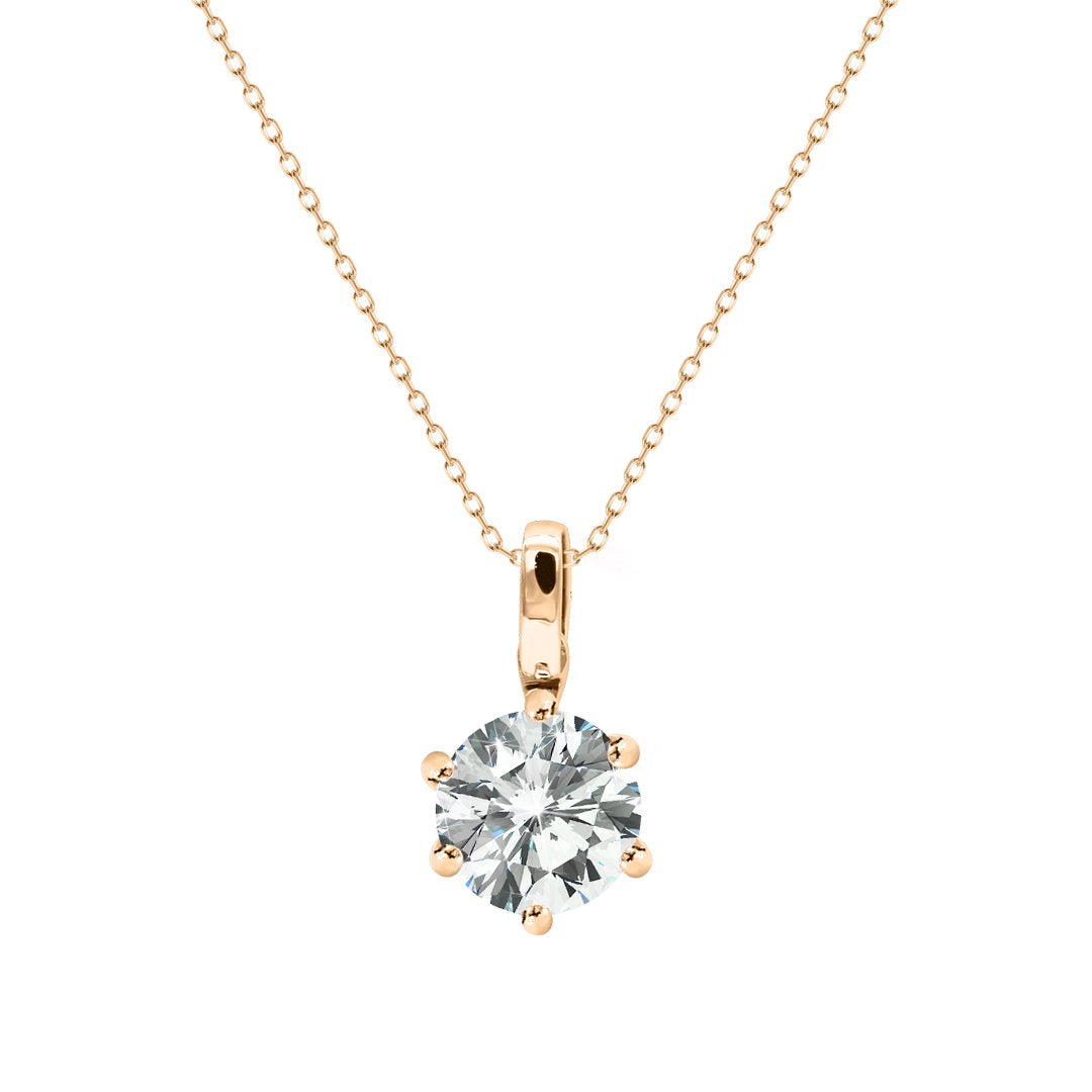 Elle Necklace 18K Rose Gold