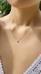 Esma Necklace 18K White Gold