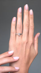 Evelyn Ring 18K White Gold